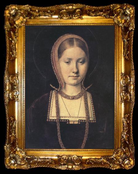 framed  Michiel Sittow Katherine of Aragon (nn03), ta009-2
